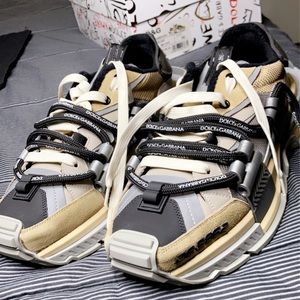 Men Dolce & Gabbana Track Runner Sneakers Size 46 (US Size 12-12.5)